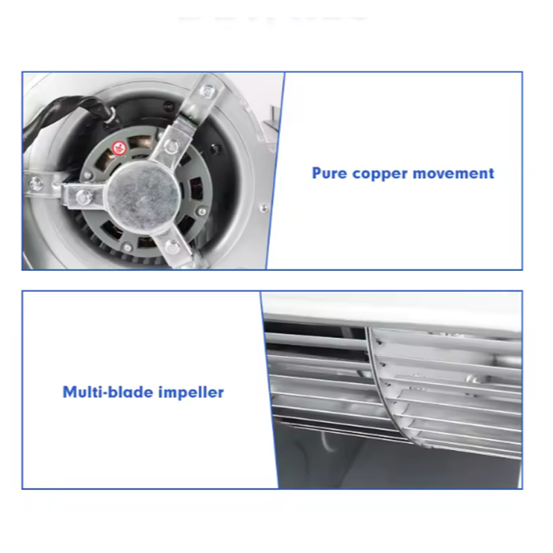 230V 160mm çaplı ac dıştan rotorlu motor mini boy santrifüj fanlar